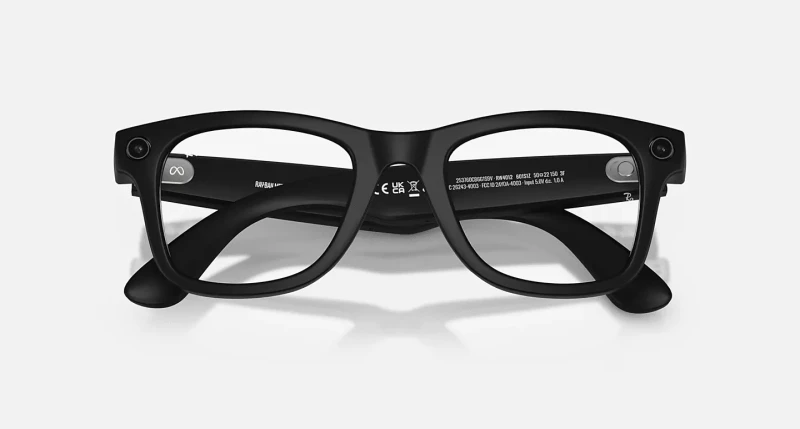 Ray-Ban Meta Wayfarer Gen2 Standard Matte Black Frame/Clear to Grey Transitions Lenses (RW4012 601S1Z 50-22) - Изображение 6