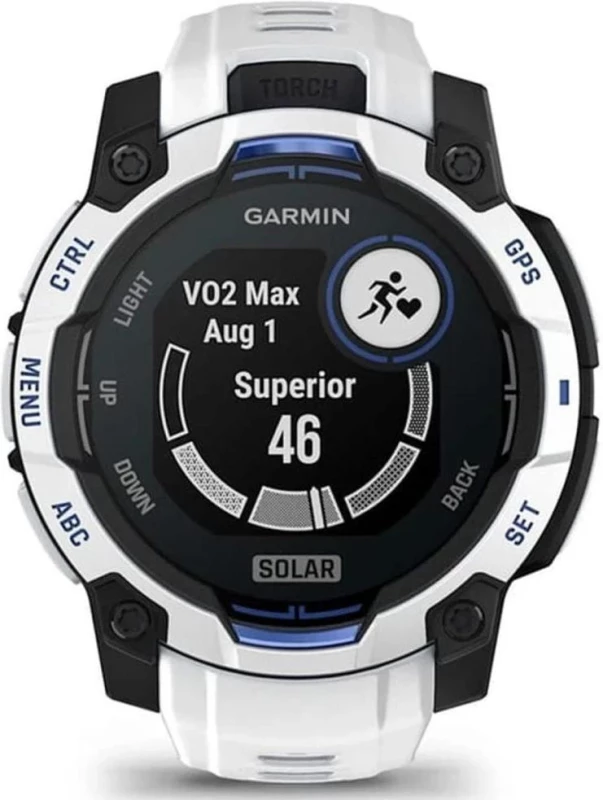 Garmin Instinct 3 45mm Solar Whitestone with Whitestone Band (010-02934-03/43) - Изображение 5