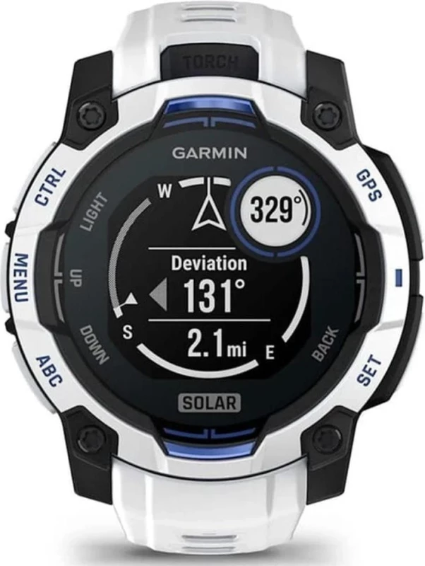 Garmin Instinct 3 45mm Solar Whitestone with Whitestone Band (010-02934-03/43) - Изображение 7