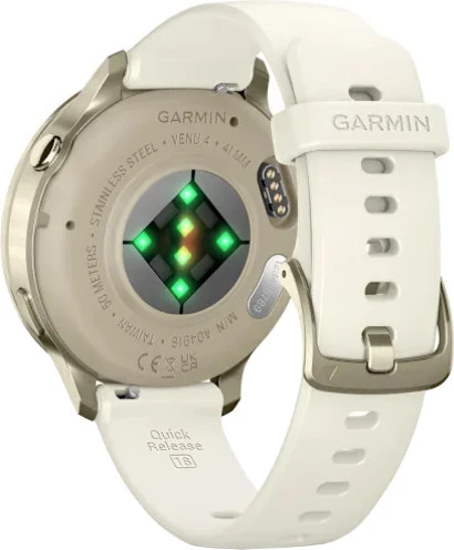 Смарт-часы Garmin Venu 4 41 mm Lunar Gold with Bone Silicone Band (010-03013-00) - Изображение 1