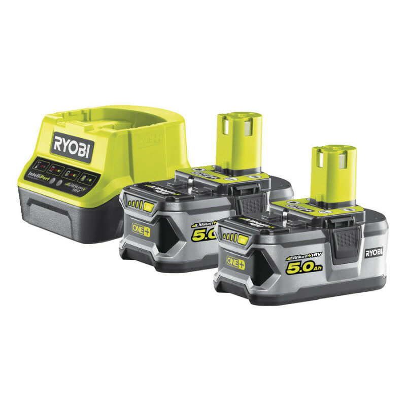 Набор аккумуляторов RYOBI RC18120-250 18v (2Х5.0АЧ) и зарядного устройства