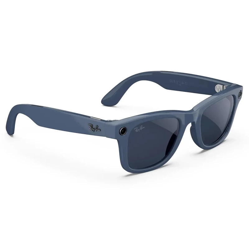 Смарт-очки Ray-Ban Meta Wayfarer Gen2 Large Shiny Cosmic Blue Frame/Clear to Sapphire Transit.Lens (RW4012 6628MF 53-22) - Изображение 2