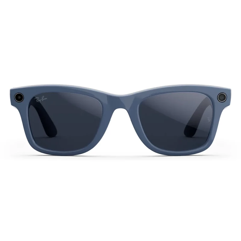 Смарт-очки Ray-Ban Meta Wayfarer Gen2 Large Shiny Cosmic Blue Frame/Clear to Sapphire Transit.Lens (RW4012 6628MF 53-22) - Изображение 5