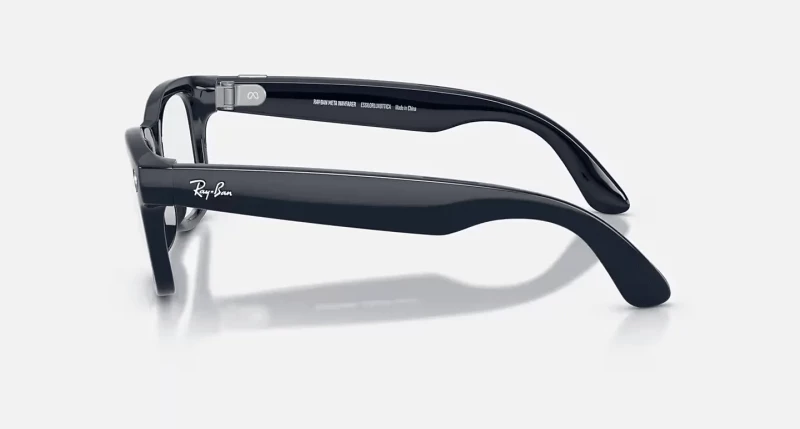 Смарт-очки Ray-Ban Meta Wayfarer Gen2 Large Shiny Cosmic Blue Frame/Clear to Sapphire Transit.Lens (RW4012 6628MF 53-22) - Изображение 7