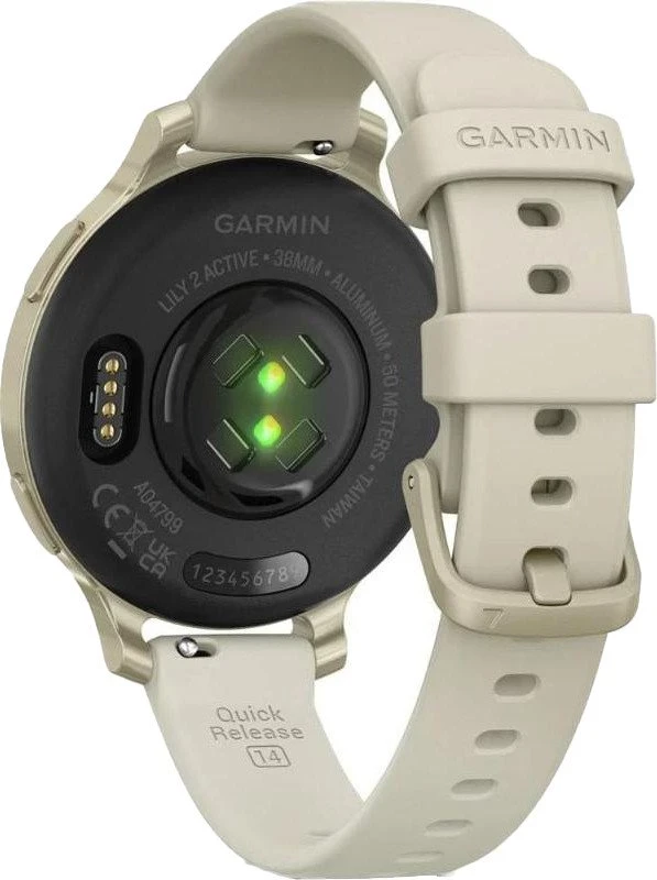 Смарт-часы Garmin Lily 2 Active Lunar Gold with Bone Silicone Band (010-02891-00/50) - Зображення 2