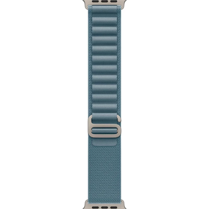 Apple Watch Ultra 3 GPS + Cellular 49mm Natural Tit. Case w. Light Blue Alpine Loop - Medium (MEWM4) - Изображение 2