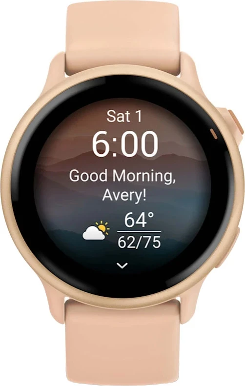 Garmin Vivoactive 6 Metallic Pink Dawn with Pink Dawn Band (010-02985-03) - Зображення 2