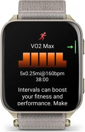 Garmin Venu X1 Soft Gold Titanium and French Grey Nylon (010-02980-09) - Зображення 4