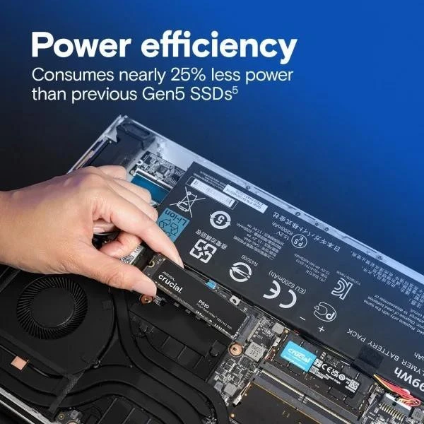 Crucial P510 1 TB (CT1000P510SSD8) - Зображення 4