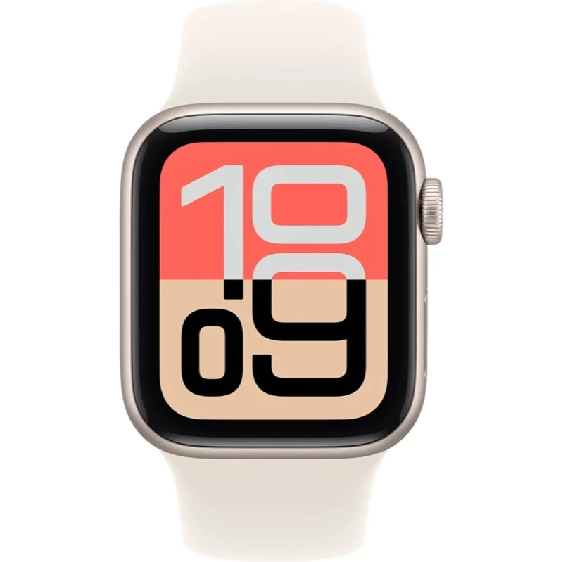 Apple Watch SE 3 GPS 40mm Starlight Alu. Case w. Starlight S. Band - M/L (MEH54) - Зображення 1