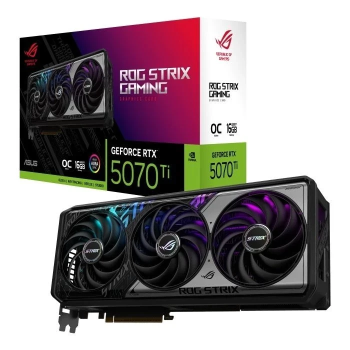 ASUS GeForce RTX5070 Ti 16GB ROG STRIX OC GAMING (ROG-STRIX-RTX5070TI-O16G-GAMING) (EU) - Зображення 8
