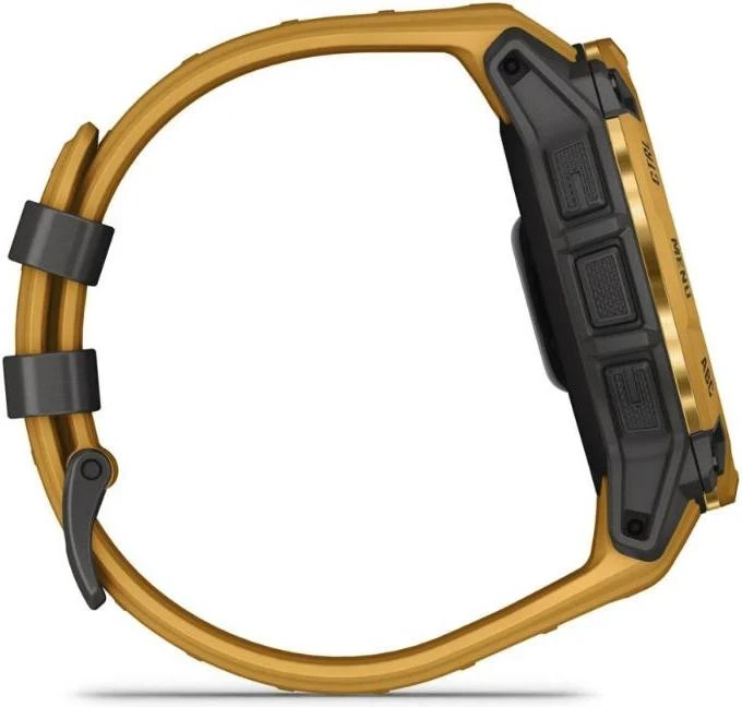 Смарт-часы Garmin Instinct 3 50mm Solar Sunburst with Sunburst/Gray Band (010-02935-02/42) - Зображення 3