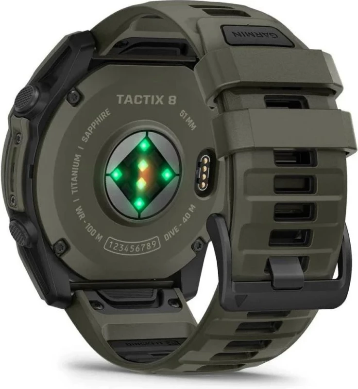 Смарт-часы Garmin tactix 8 - 51 mm AMOLED Cerakote Olive w. Applied Ballistics Ultralight (010-04553-11/10) - Зображення 1