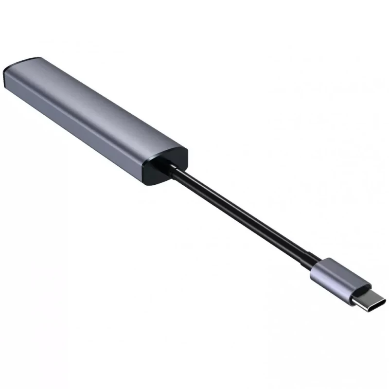 Type-C-Хаб Proove Arc Link 5 in 1 (2*USB + 3*Type-C) (silver) (HBAL00222024) - Зображення 3