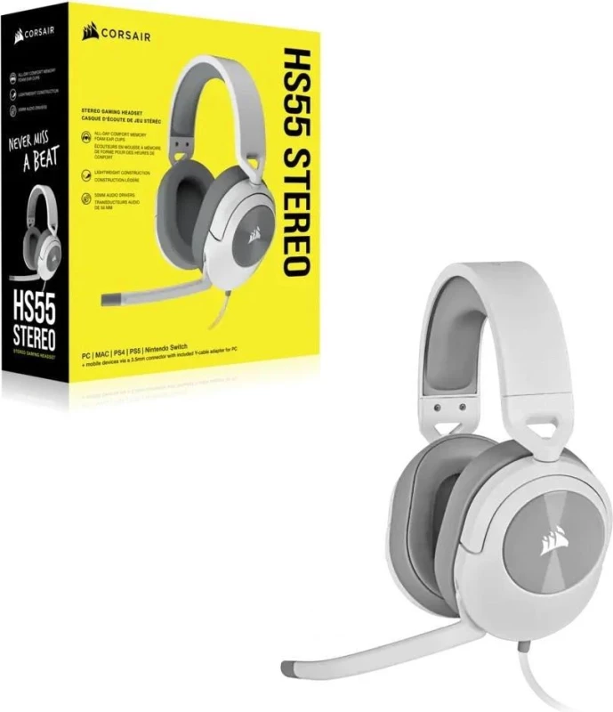 Corsair HS55 Stereo White (CA-9011261) - Зображення 3