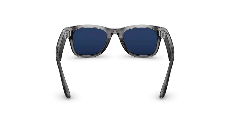 Ray-Ban Meta Wayfarer Gen2 Standard Shiny Transparent Grey Frame/Clear Sapphire Lenses (RW4012 6840MF 50-22) - Изображение 7