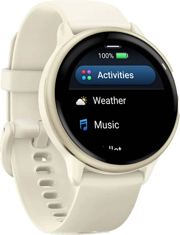 Смарт-часы Garmin Vivoactive 6 Lunar Gold with Bone Band (010-02985-01) - Зображення 6