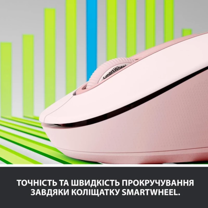 Logitech Signature M650 Wireless Mouse Rose (910-006254) - Зображення 1