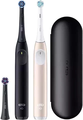 Набор из 2-х электрических зубных щеток Oral-B iO 2 Holiday Giftset Night Black & Calm Pink - Изображение 1
