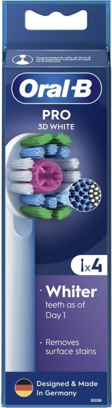 Насадка для электрической зубной щетки Oral-B EB18pRX PRO 3D White 4 шт - Зображення 7