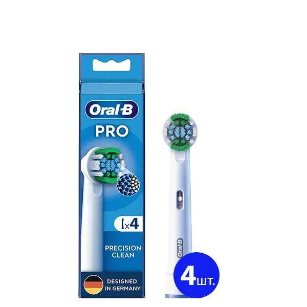 Насадка для электрической зубной щетки Oral-B EB20RX Pro Precision Clean 4 шт.