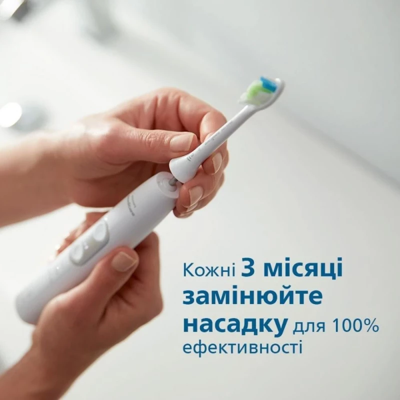 Насадка для электрической зубной щетки Philips Sonicare W2 Optimal White HX6068/12 - Изображение 5