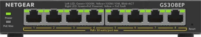 Netgear GS308EP (GS308EP-100PES) - Зображення 3