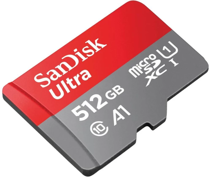 SanDisk 512 GB microSDXC UHS-I Ultra A1 + SD adapter (SDSQUAC-512G-GN6MA) - Изображение 3