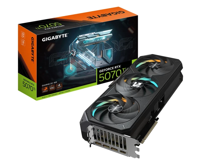 Gigabyte GeForce RTX 5070 Ti Gaming OC 16GB GDDR7 DLSS4 (GV-N507TGAMING OC-16GD) EU