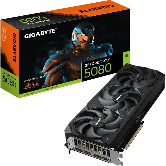 GIGABYTE GeForce RTX5080 16GB WINDFORCE OC SFF (GV-N5080WF3OC-16GD) - Изображение 9