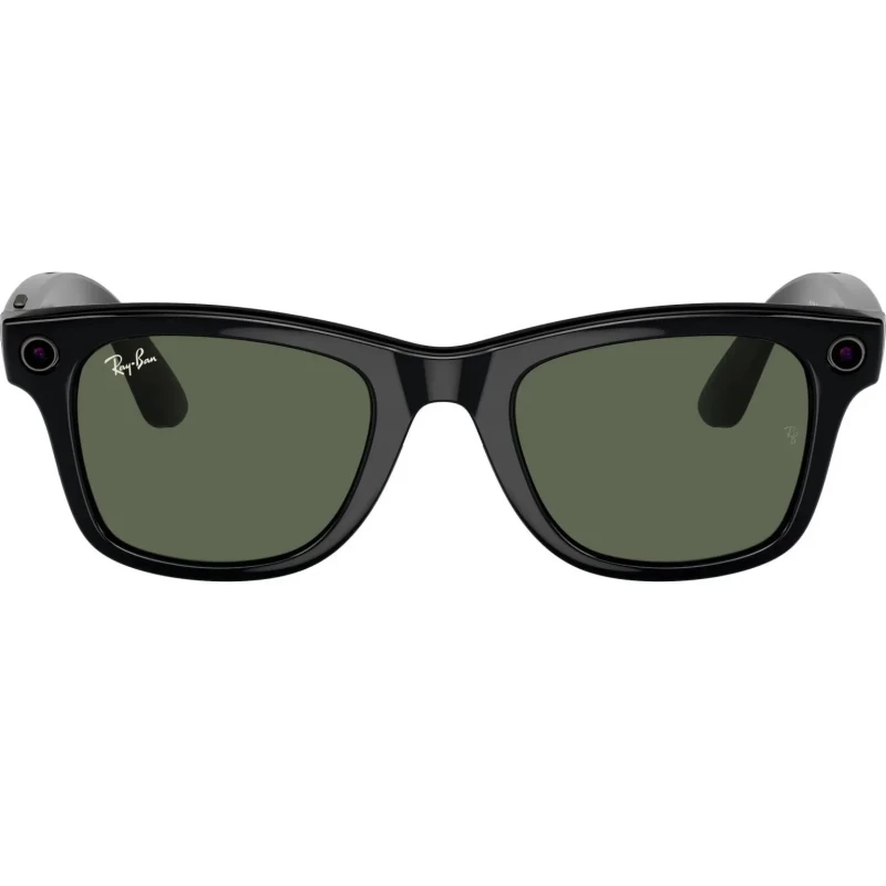 Смарт-очки Ray-ban Meta Wayfarer Shiny Black / Green (RW4006 601/71 50-22) - Изображение 3