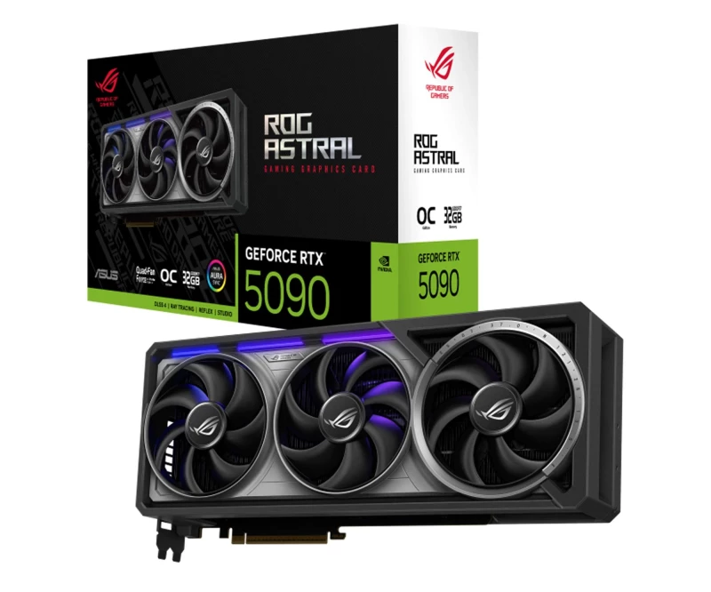 ASUS GeForce RTX 5090 ROG Astral OC 32GB GDDR7 DLSS4 (ROG-ASTRAL-RTX5090-O32G-GAMING) EU