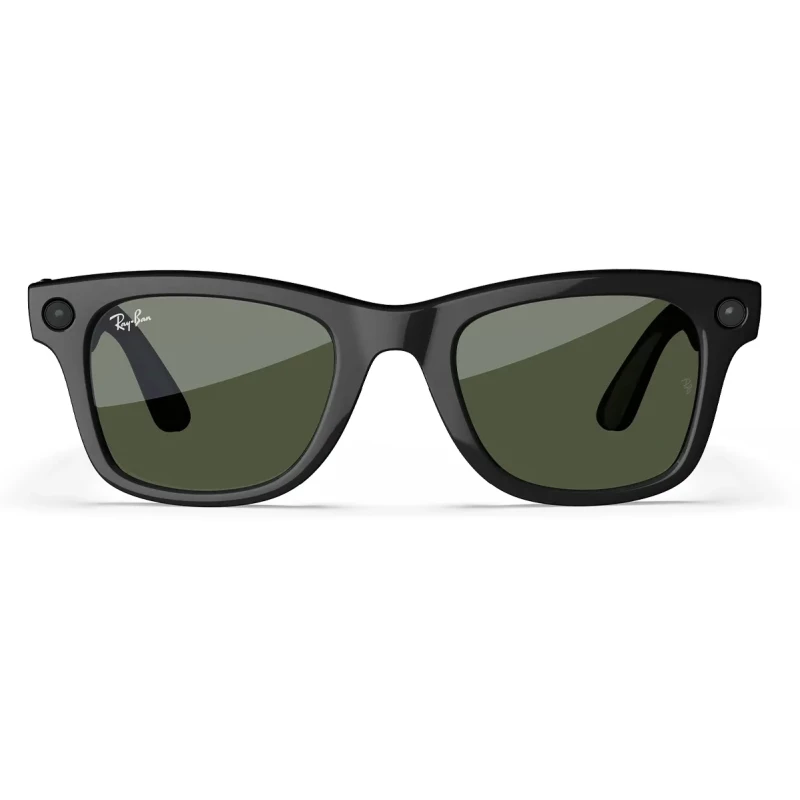 Ray-Ban | Meta Wayfarer [Gen 2] Large Shiny Black Frame / G-15 Green Lenses (RW4012 601/71 53-22) - Изображение 3