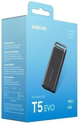 Samsung T5 EVO 4 TB Black (MU-PH4T0S) - Зображення 9