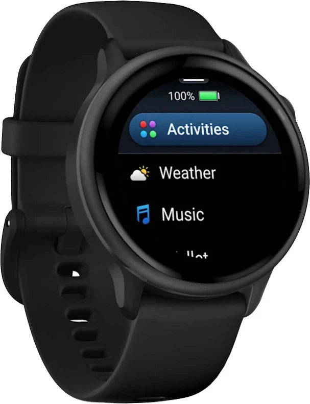 Смарт-часы Garmin Vivoactive 6 Slate with Black Band (010-02985-00/40) - Изображение 1