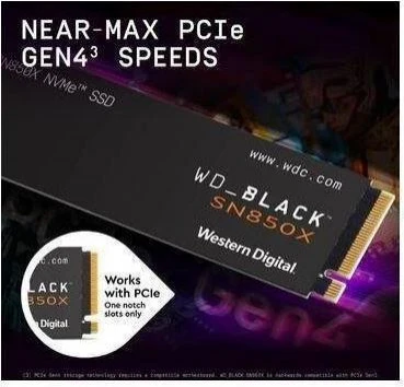 WD Black SN850X 2 TB (WDS200T2X0E) - Изображение 1