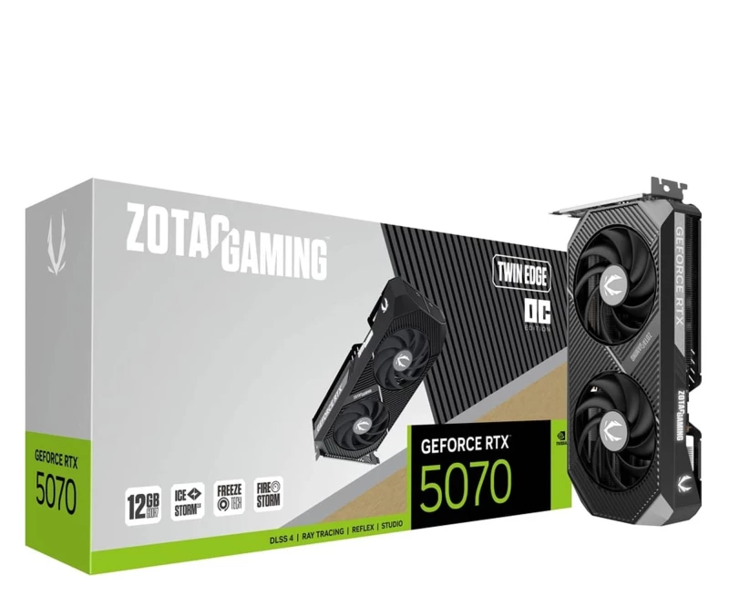 Zotac GeForce RTX 5070 Twin Edge OC 12GB GDDR7 DLSS4 (ZT-B50700H-10P) EU