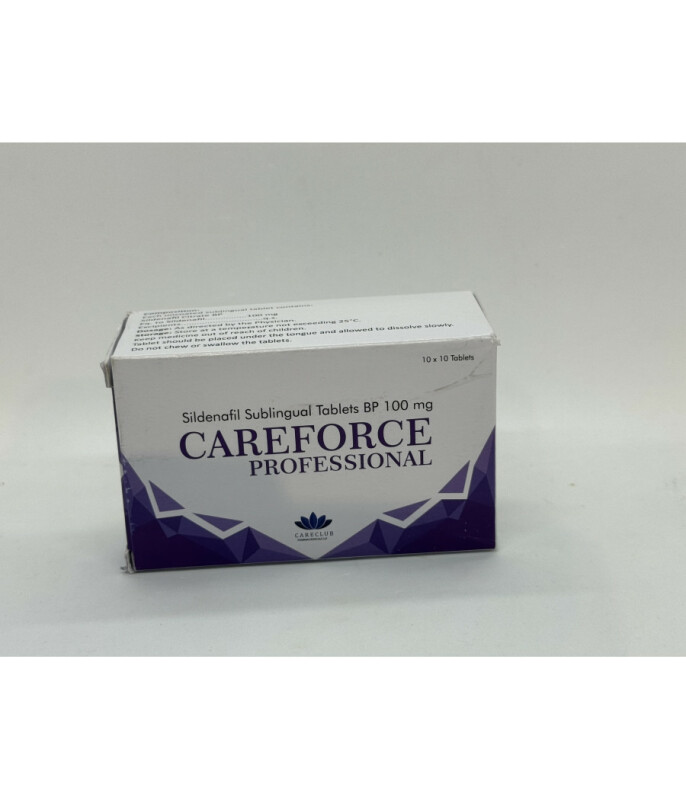 Силденафил CAREFORCE PROFESSIONAL 100 mg (10 sublingual tab) - Зображення 1