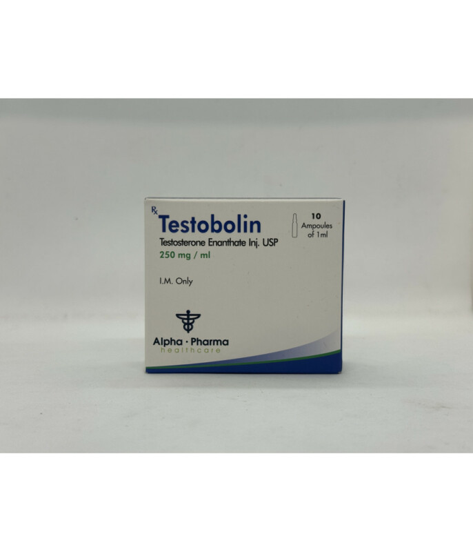 Тестостерон Testobolin 5 amp x 250mg/ml ALPHA PHARMA - Зображення 3