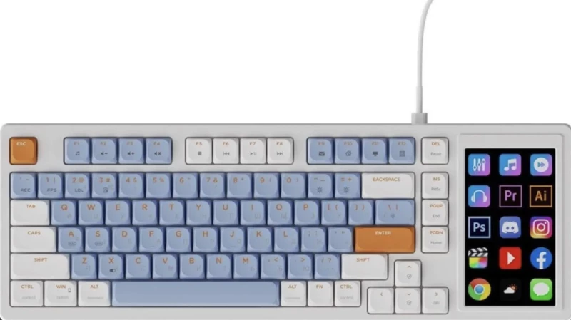 Ajazz AKP815 Brown Switch (White)