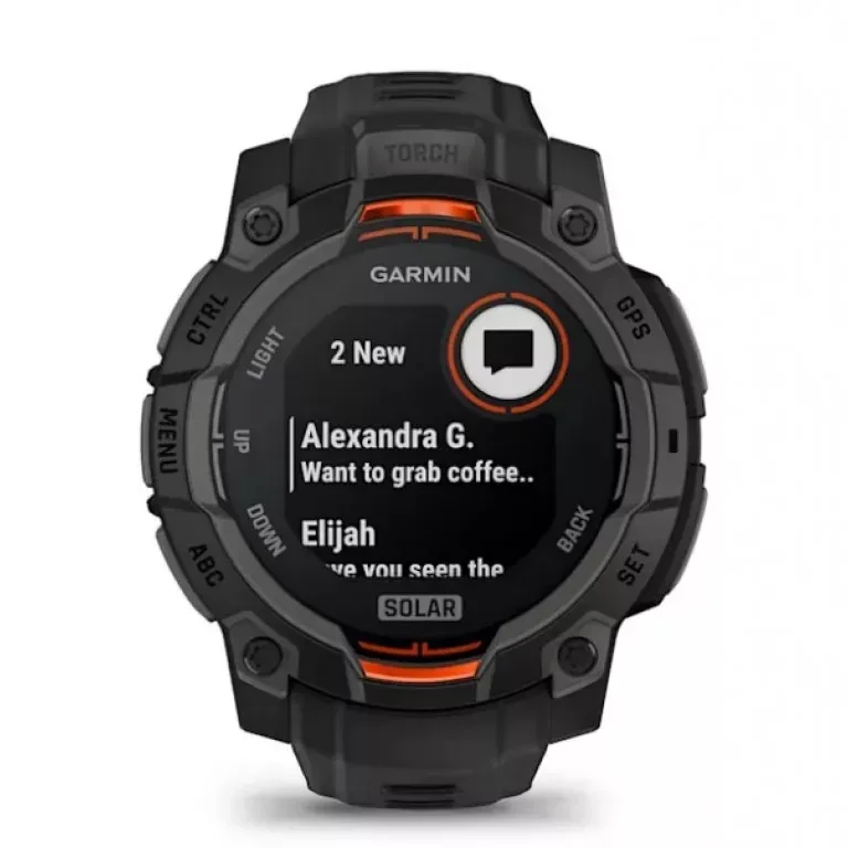 Garmin Instinct 3 45mm Solar Black with Black Band (010-02934-00/40) - Зображення 3