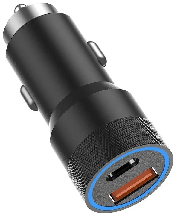 Aspor A909 PD Metal (USB/USB-C/3.4A/38W) LED Black - Изображение 5