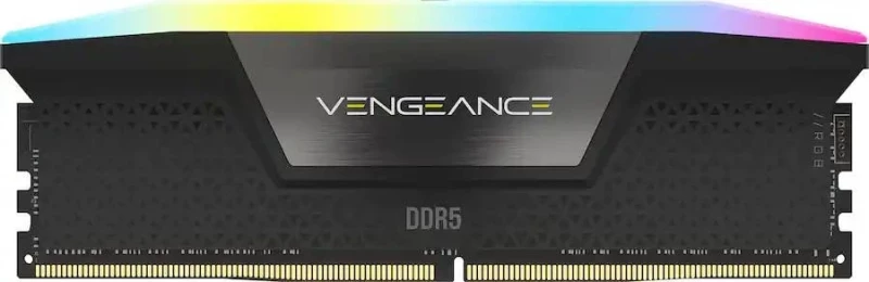 Corsair 64 GB (2x32 GB) DDR5 6400 MHz Vengeance RGB Black (CMH64GX5M2Y6400C32) - Изображение 1