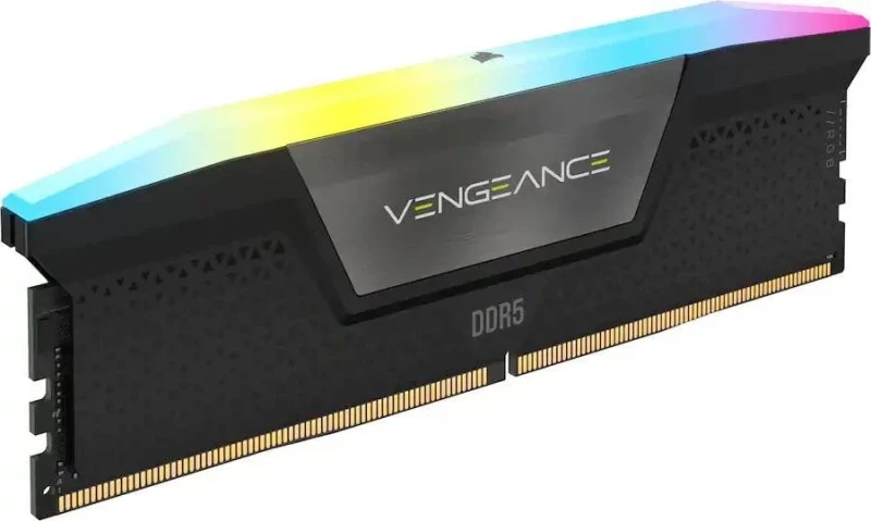 Corsair 64 GB (2x32 GB) DDR5 6400 MHz Vengeance RGB Black (CMH64GX5M2Y6400C32) - Изображение 3