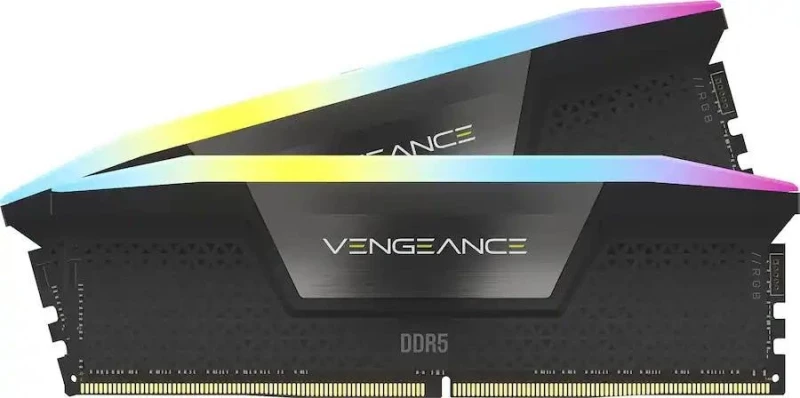 Corsair 64 GB (2x32 GB) DDR5 6400 MHz Vengeance RGB Black (CMH64GX5M2Y6400C32)