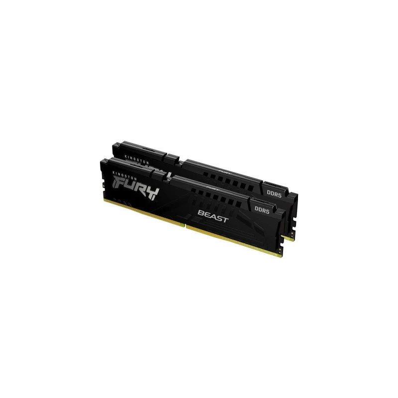 DDR5 32GB (2x16GB) 6000 MHz Fury Beast Black Kingston Fury (ex.HyperX) (KF560C36BBE2K2-32) (UA) - Зображення 1