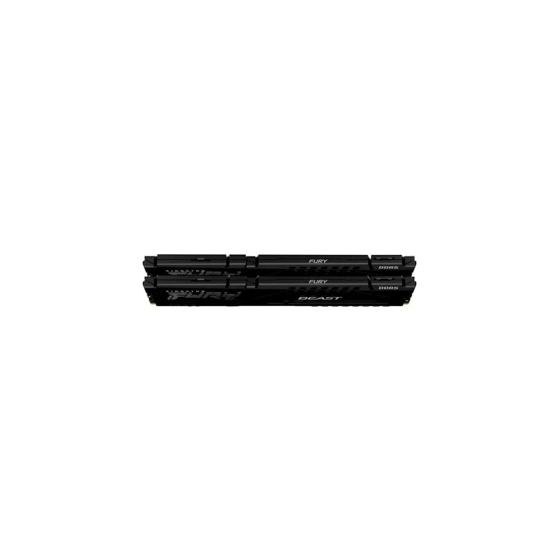 DDR5 32GB (2x16GB) 6000 MHz Fury Beast Black Kingston Fury (ex.HyperX) (KF560C36BBE2K2-32) (UA) - Зображення 2