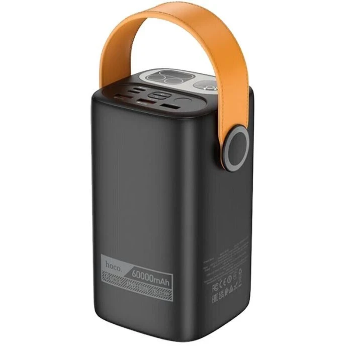 HOCO 60000mAh Astrum PD/100W, QC/3.0, LED lamp, Black (DB160 / 714724) (UA) - Зображення 2