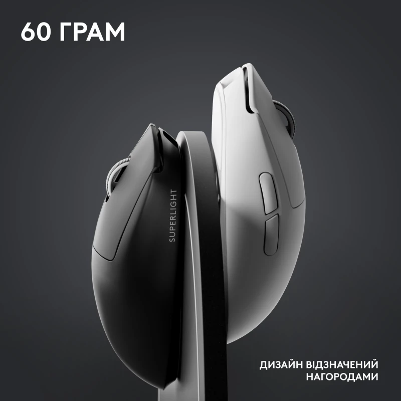 Logitech G Pro X Superlight 2 Lightspeed Wireless Black (910-006630) (UA) - Изображение 7