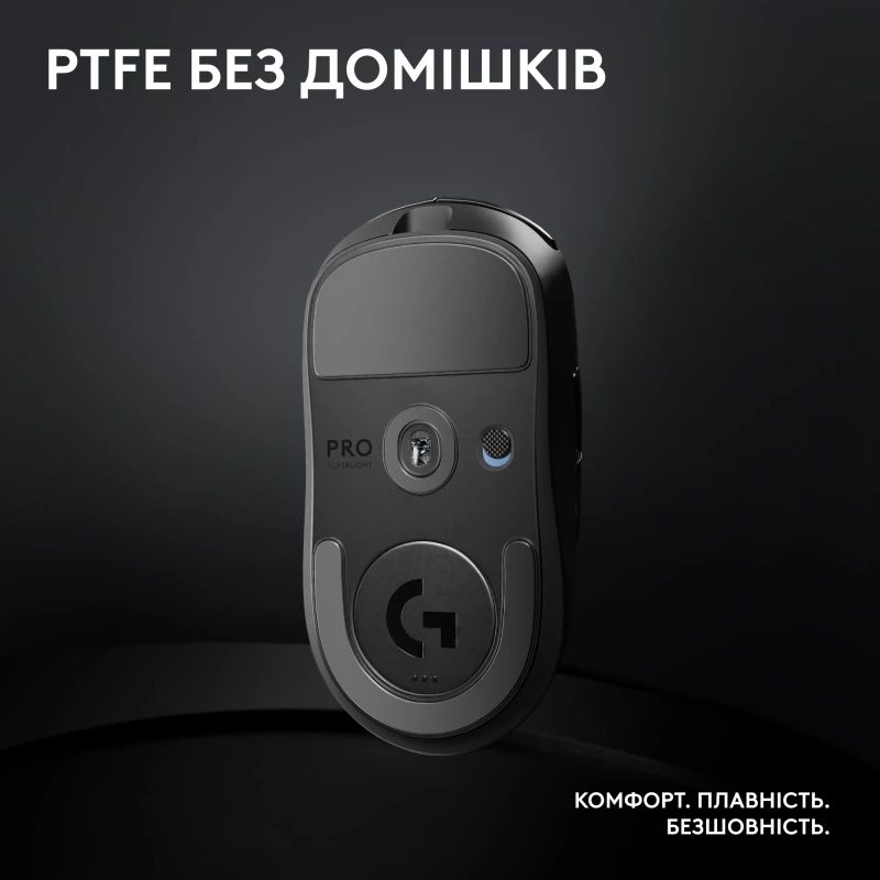 Logitech G Pro X Superlight 2 Lightspeed Wireless Black (910-006630) (UA) - Изображение 9